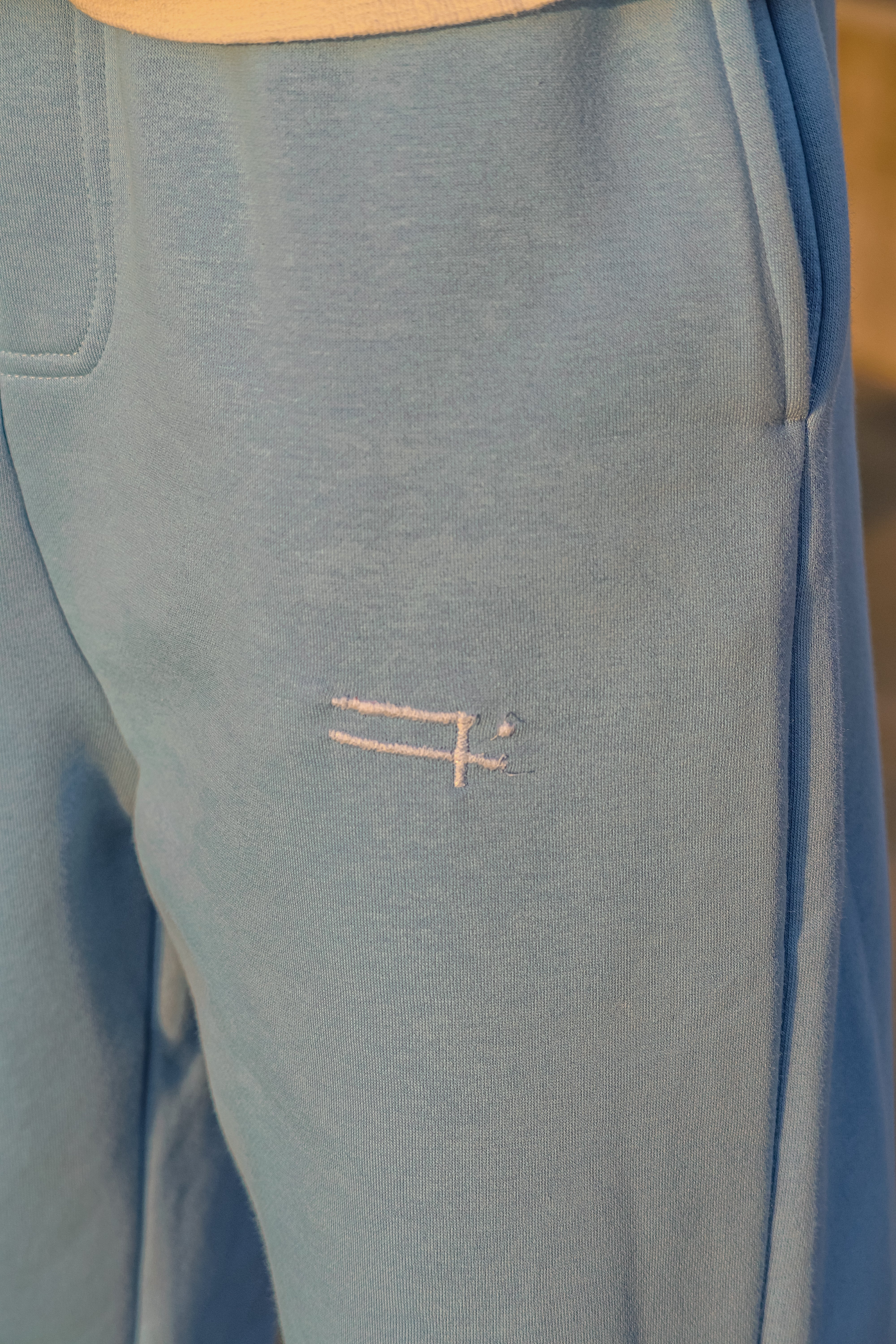 "OPPOSIIITE" light blue tracksuit