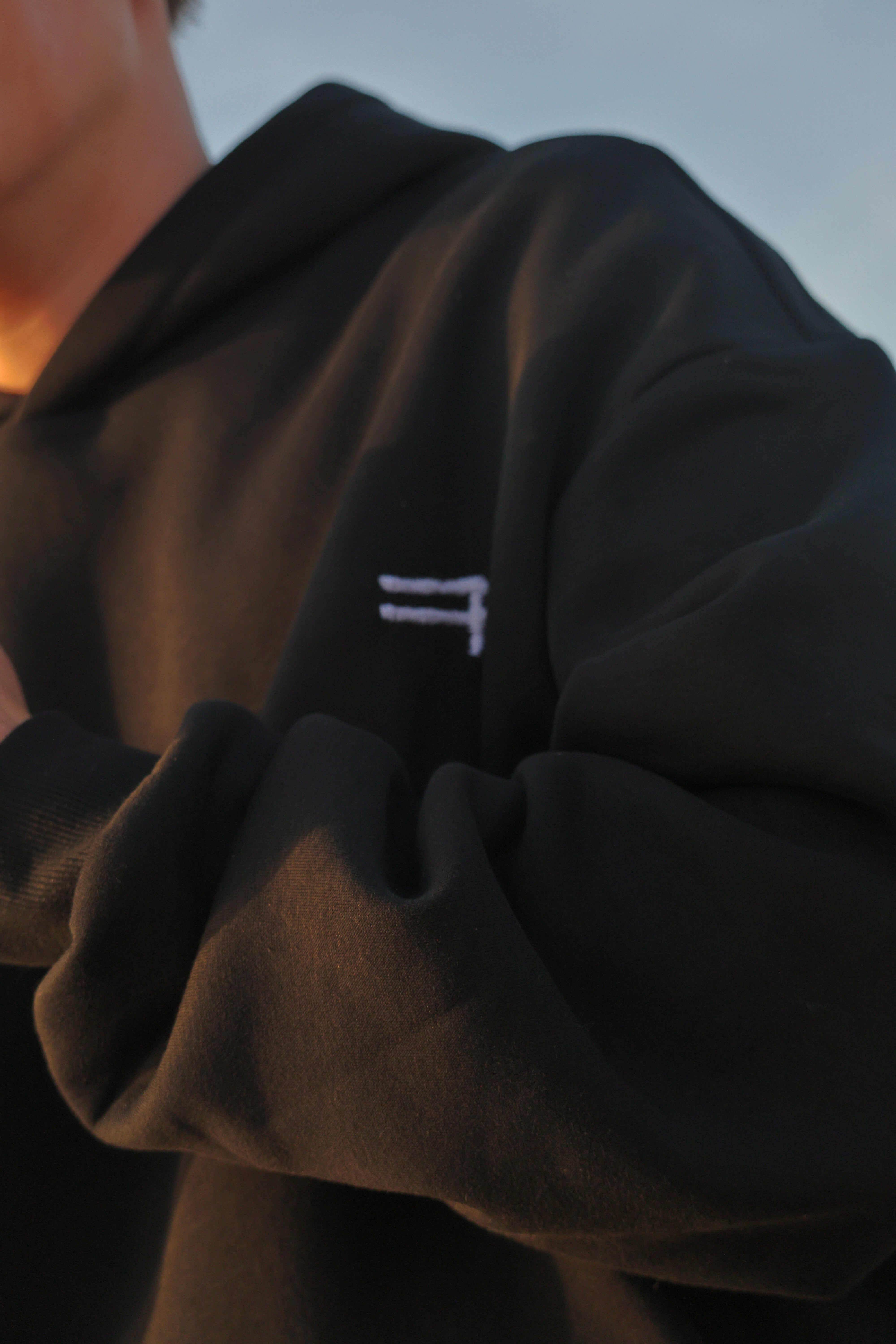 "OPPOSIIITE" midnight black tracksuit