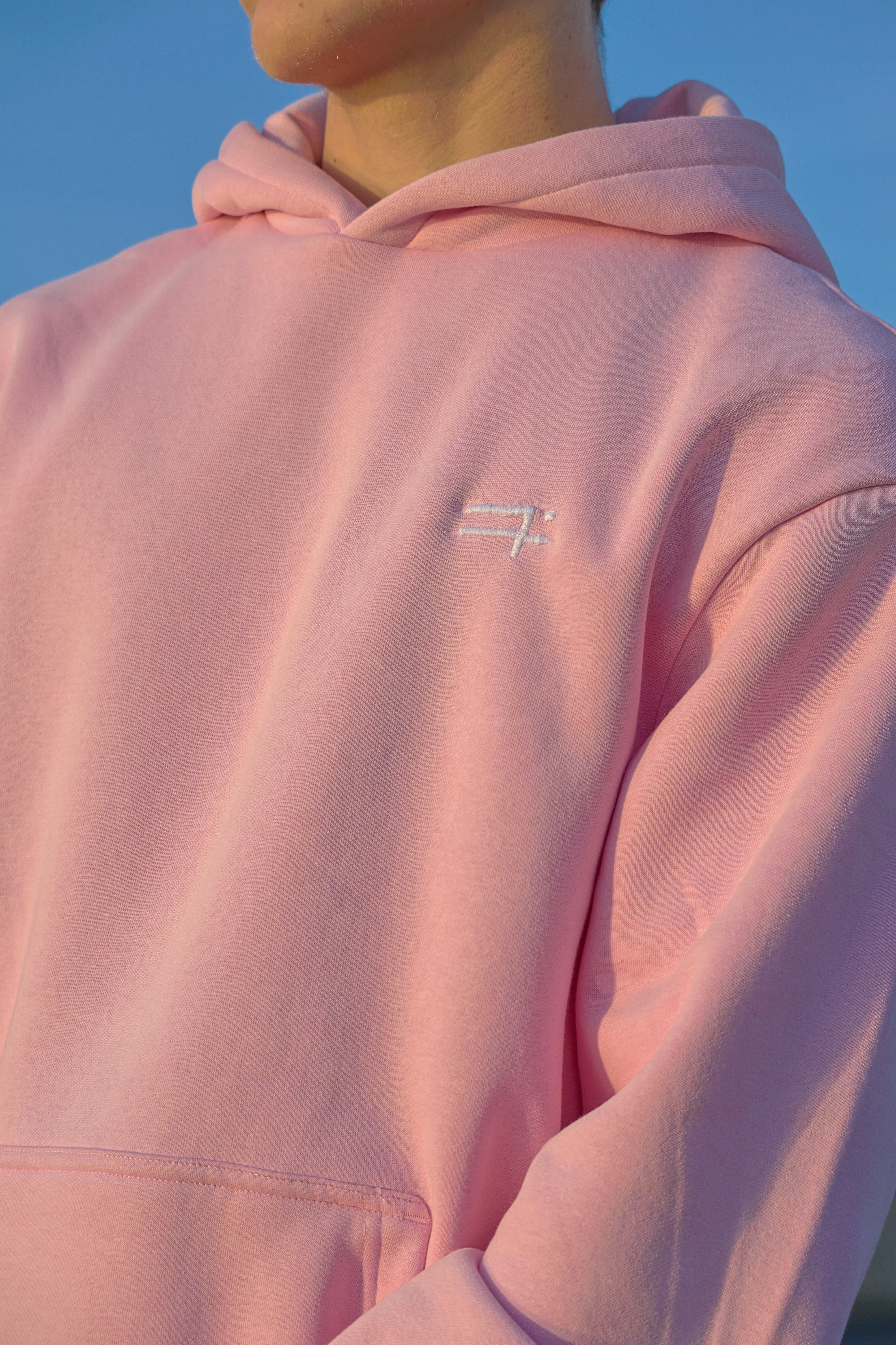"OPPOSIIITE" soft pink tracksuit