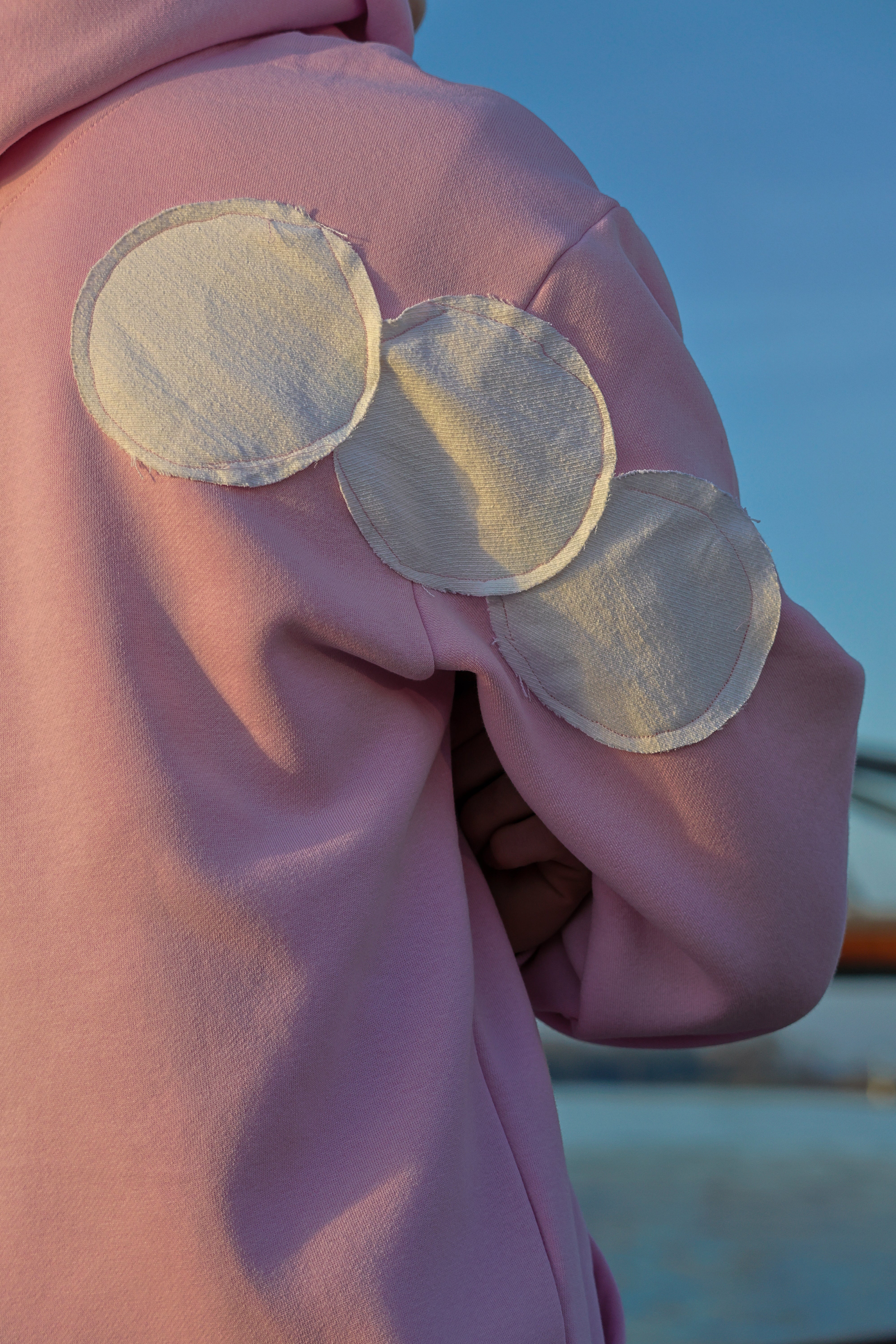 "OPPOSIIITE" soft pink tracksuit