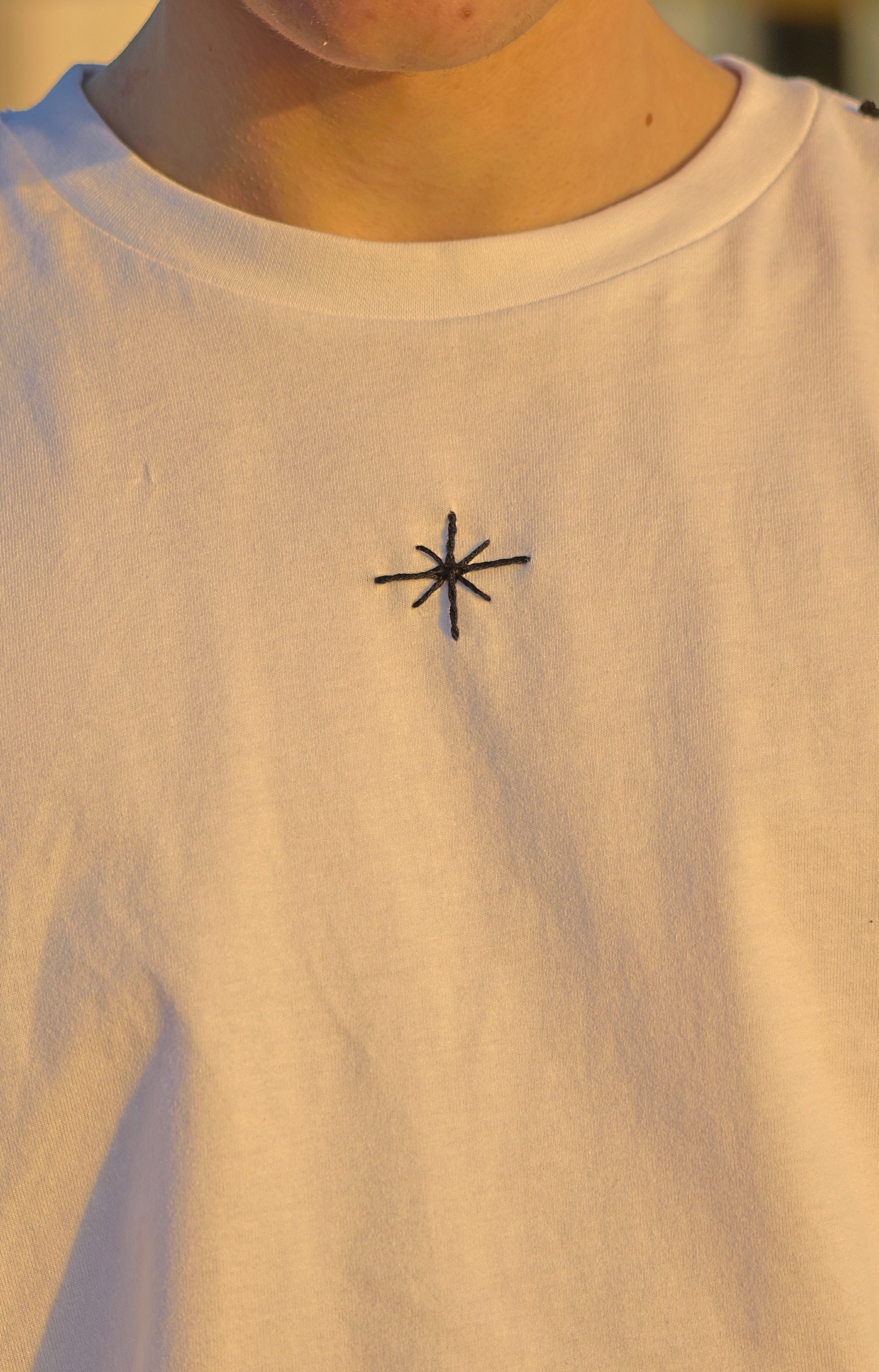 "MIIIDNIGHT" white longsleeve