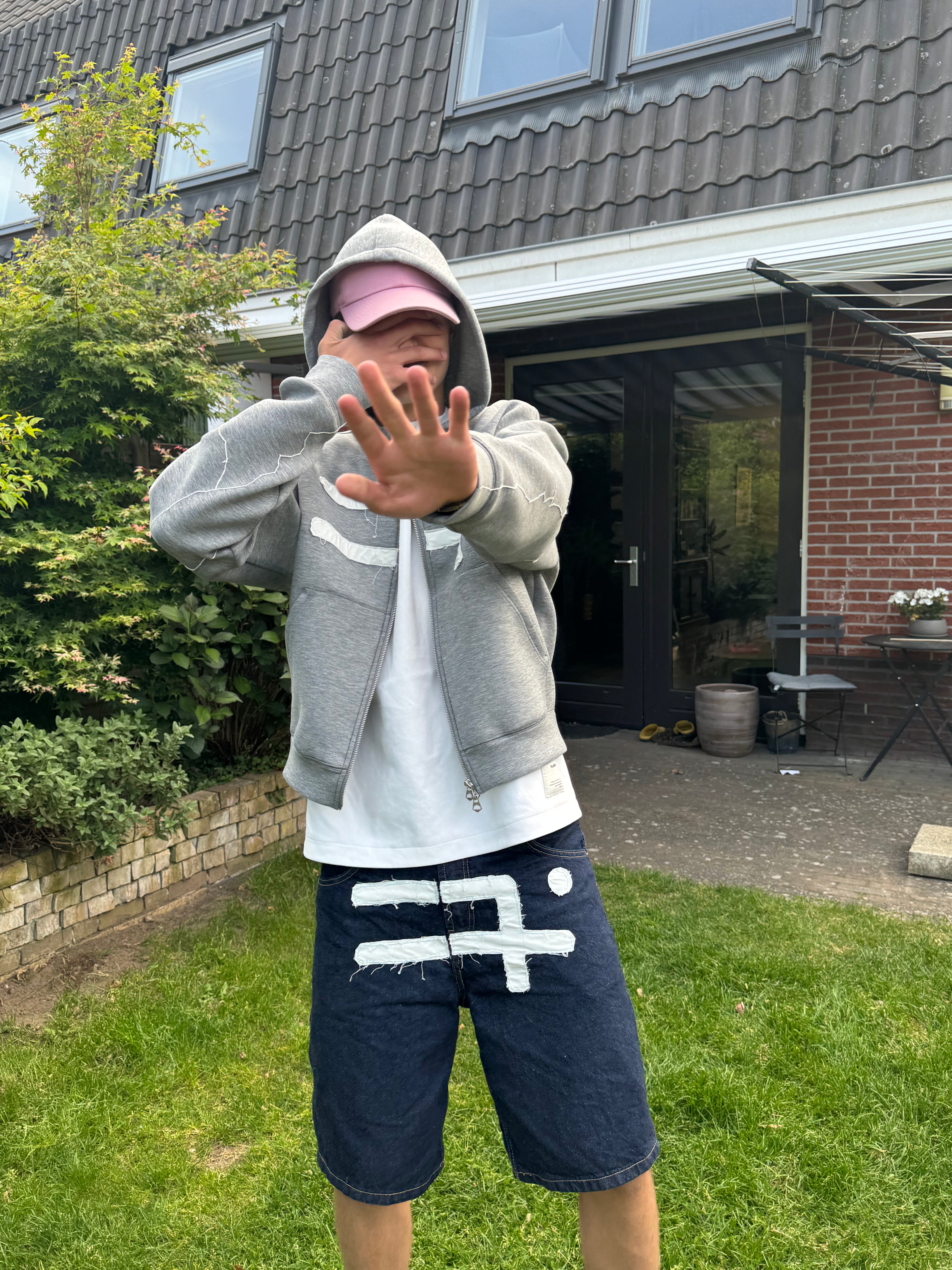 "LET'S SKIT IIIT" zip hoodie