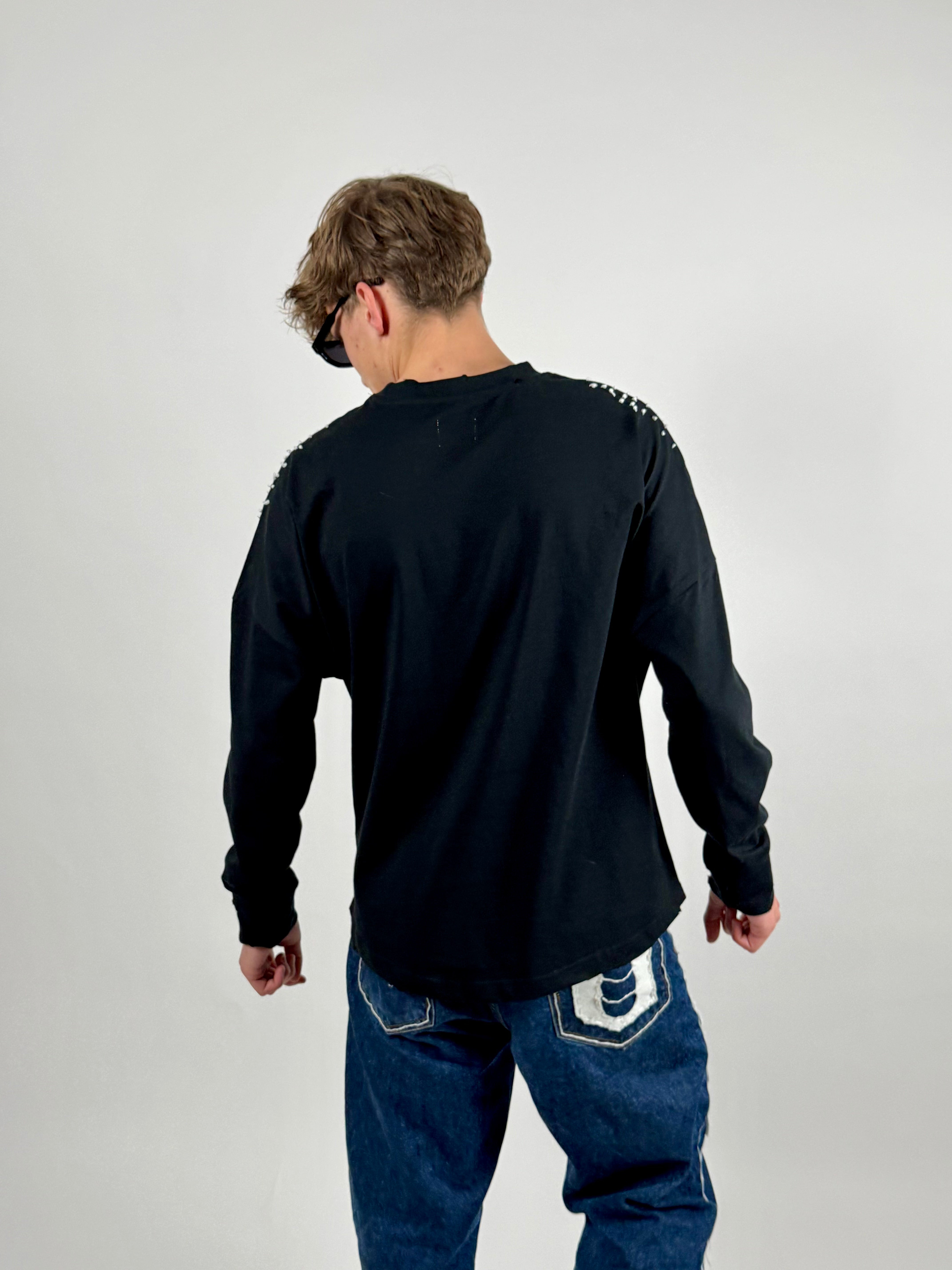 "MIIIDNIGHT" black longsleeve