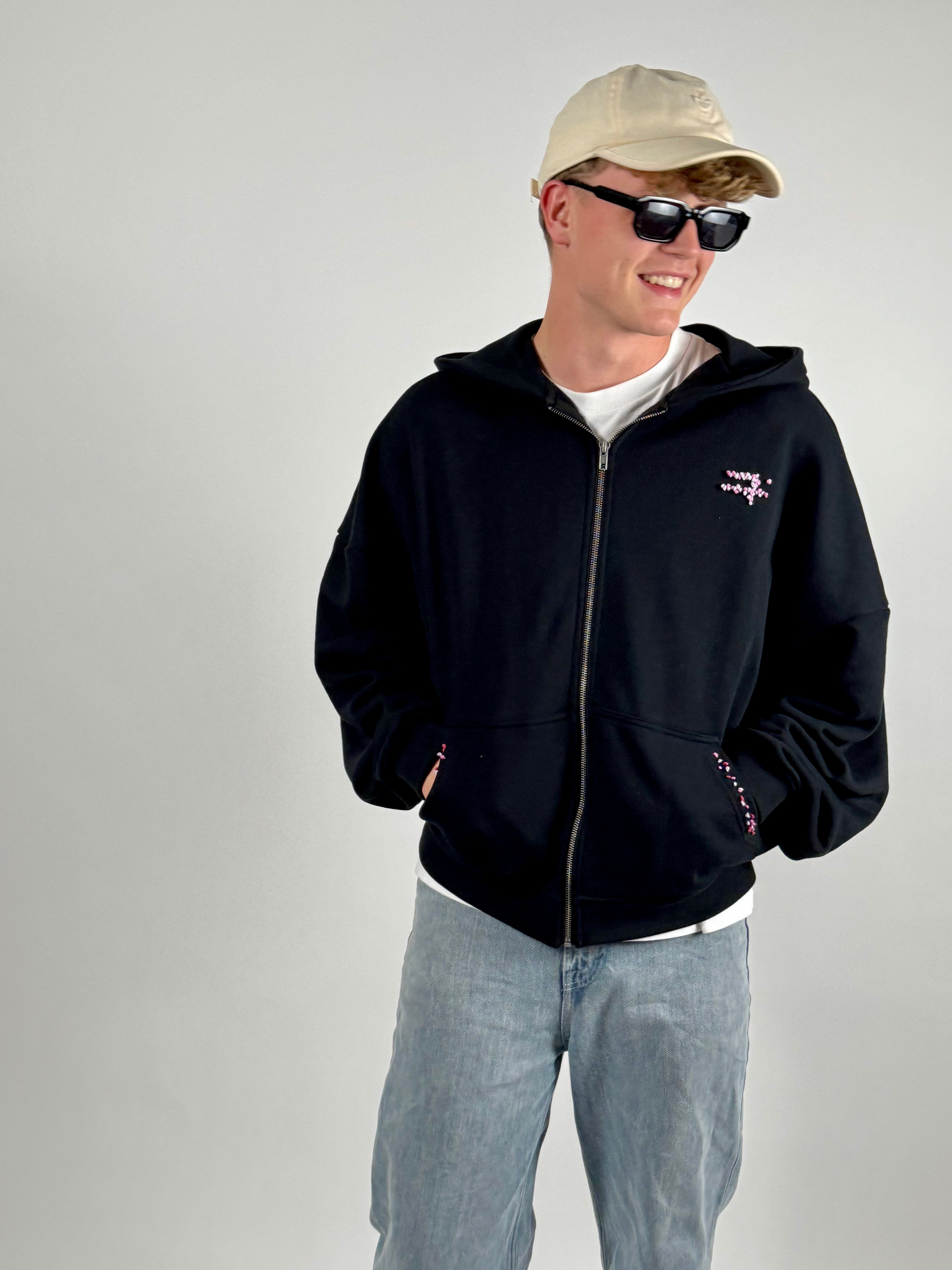 "REDEMPTIIION" zip-hoodie