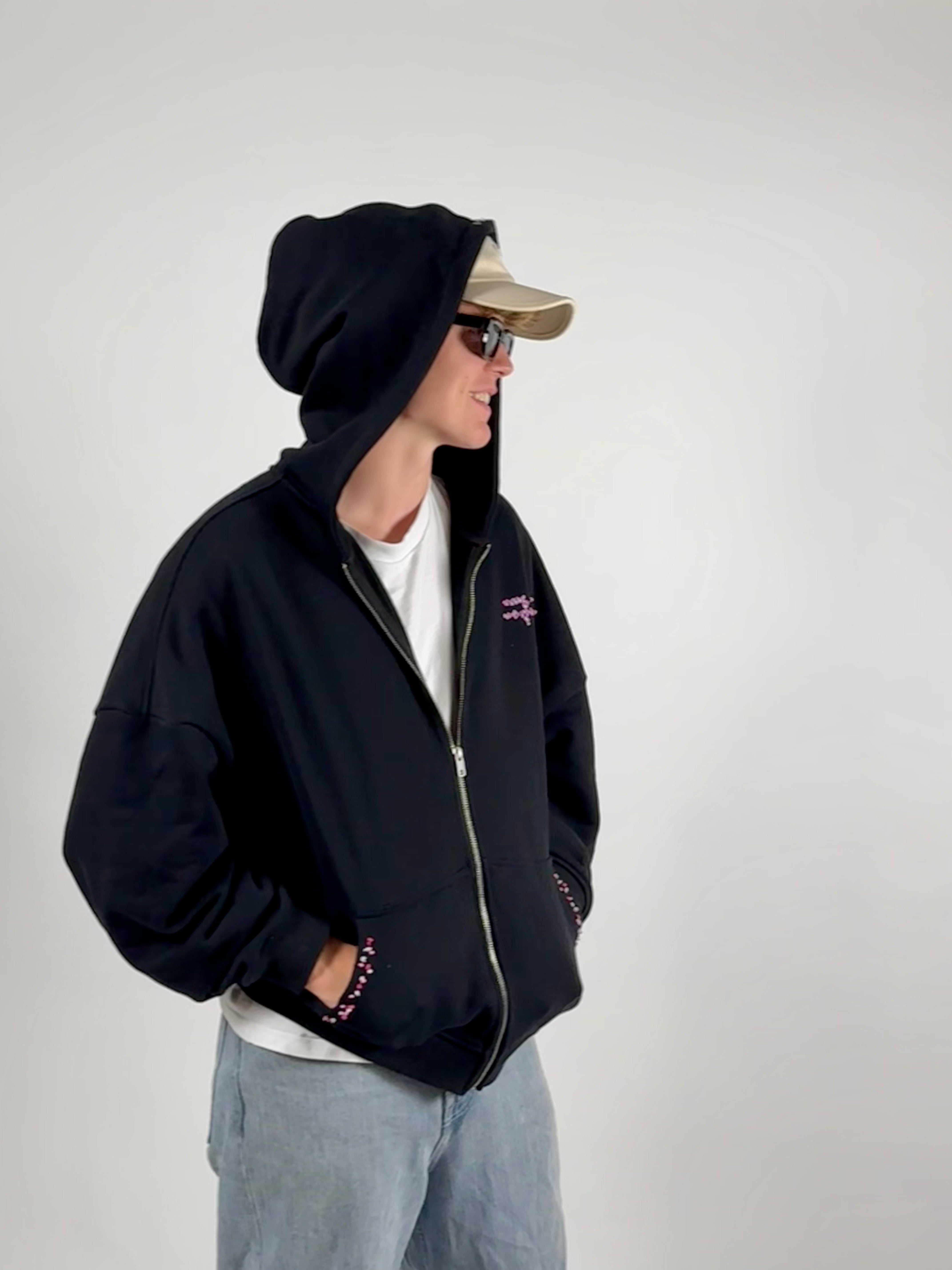 "REDEMPTIIION" zip-hoodie