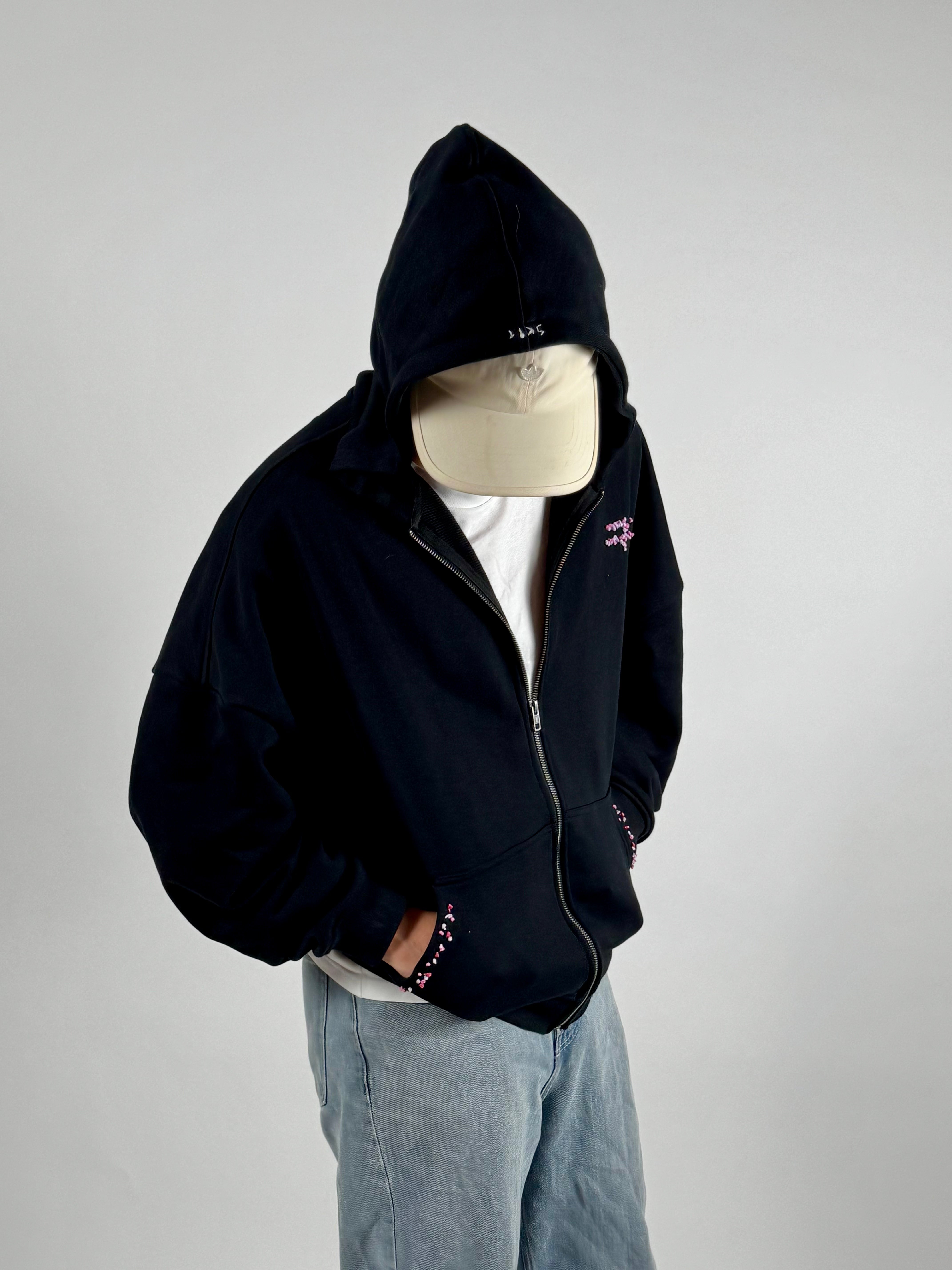 "REDEMPTIIION" zip-hoodie