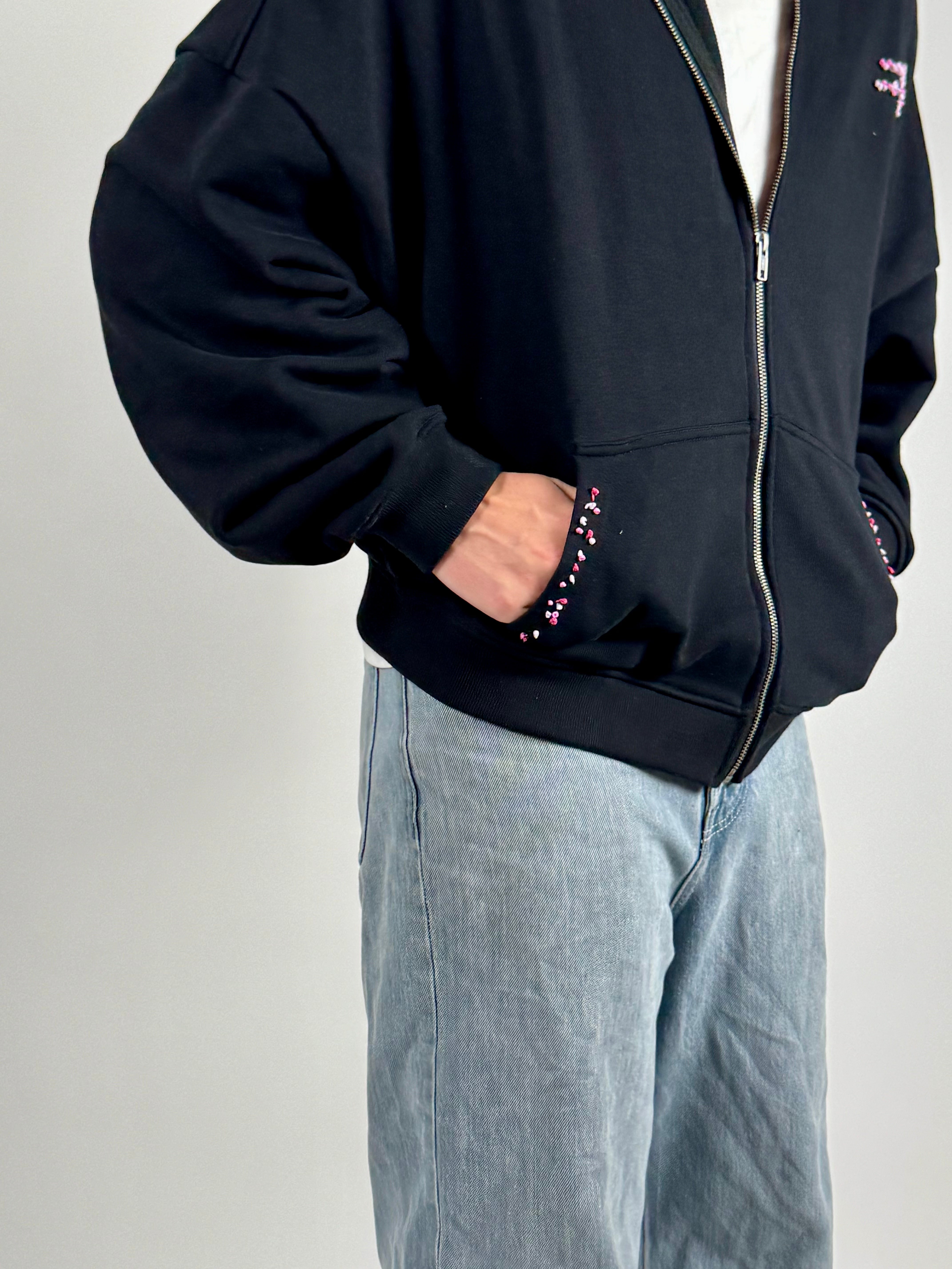 "REDEMPTIIION" zip-hoodie