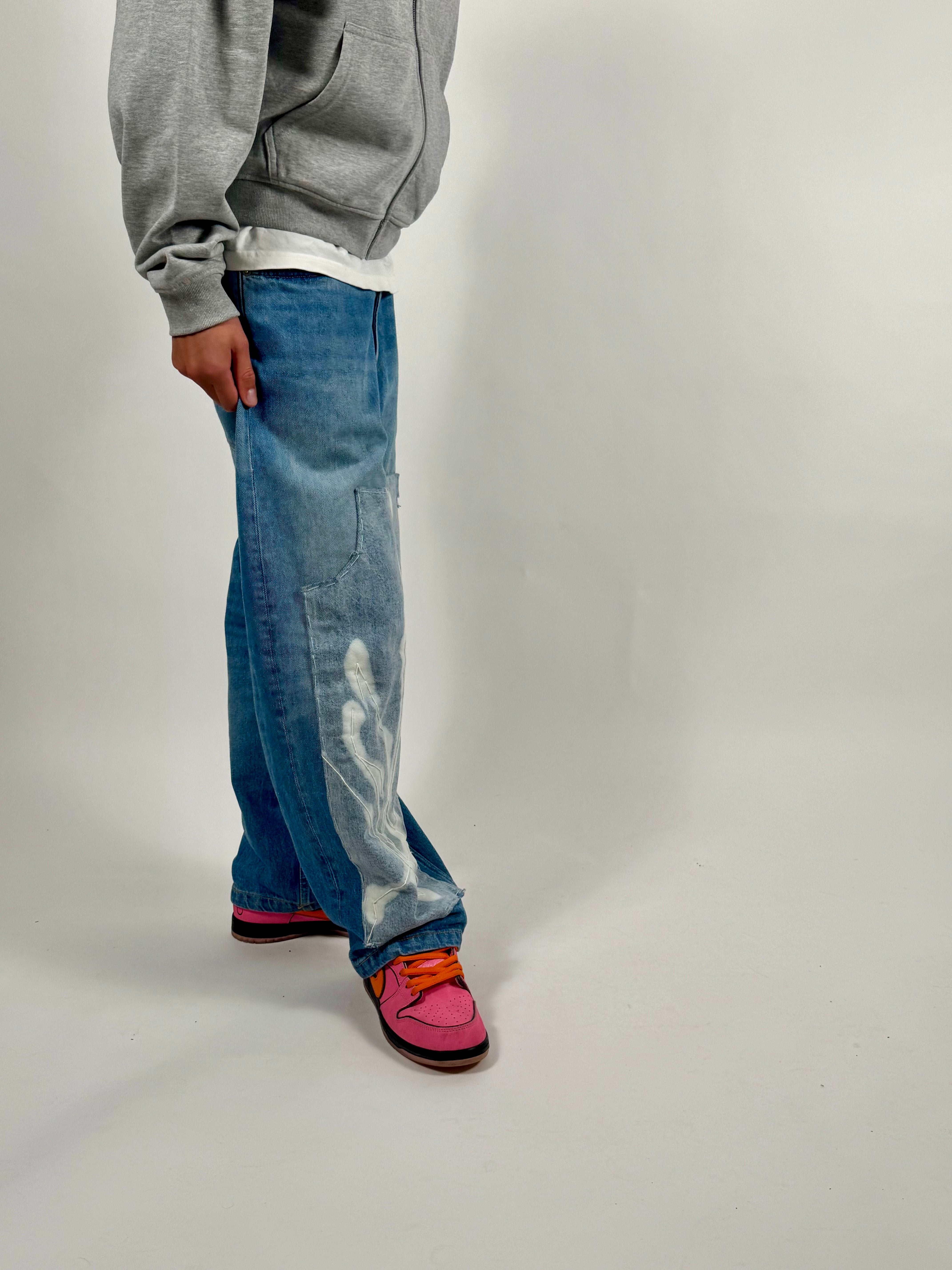 "INDECIIISIVE" jeans