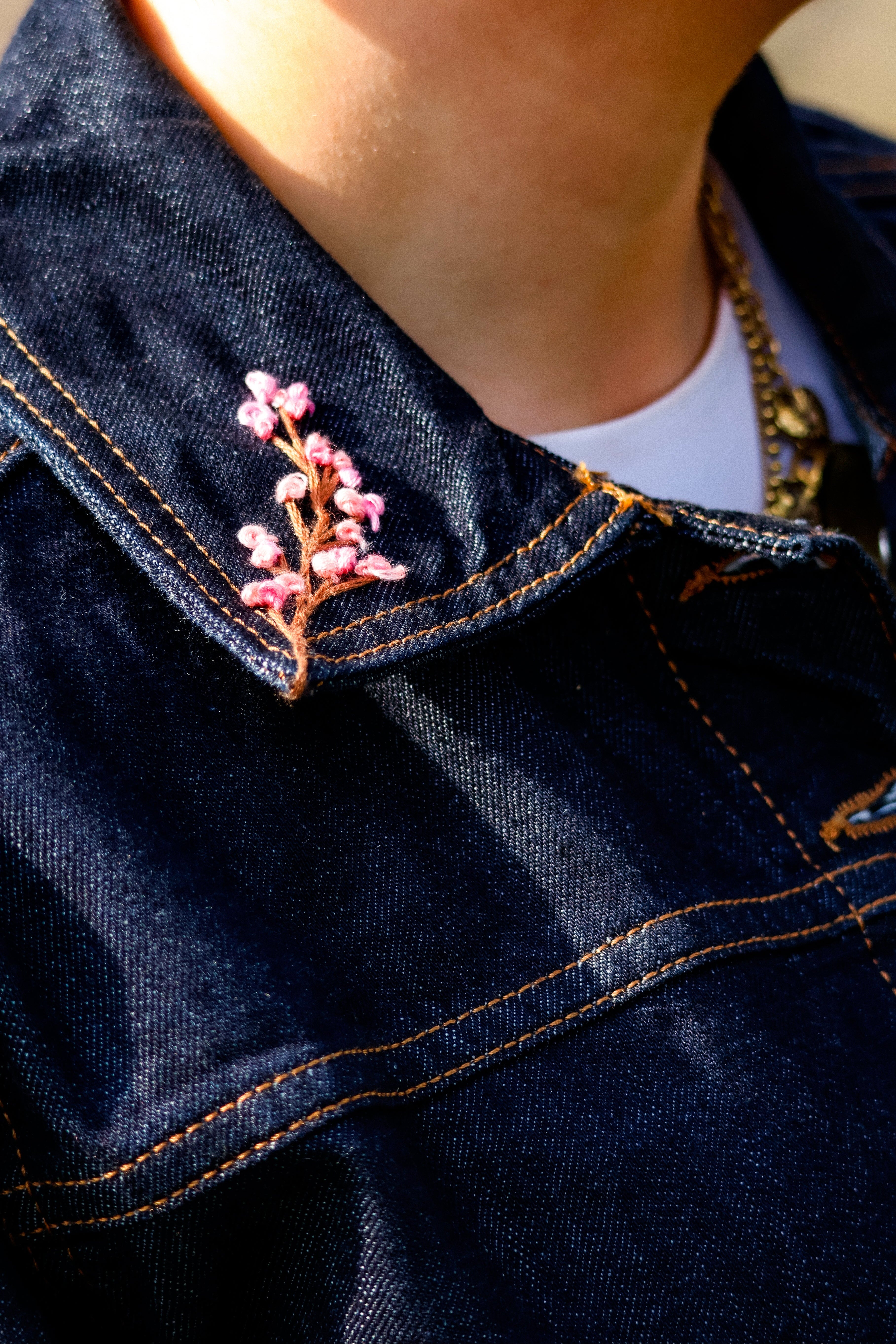 "RESIIISTANCE" denim suit