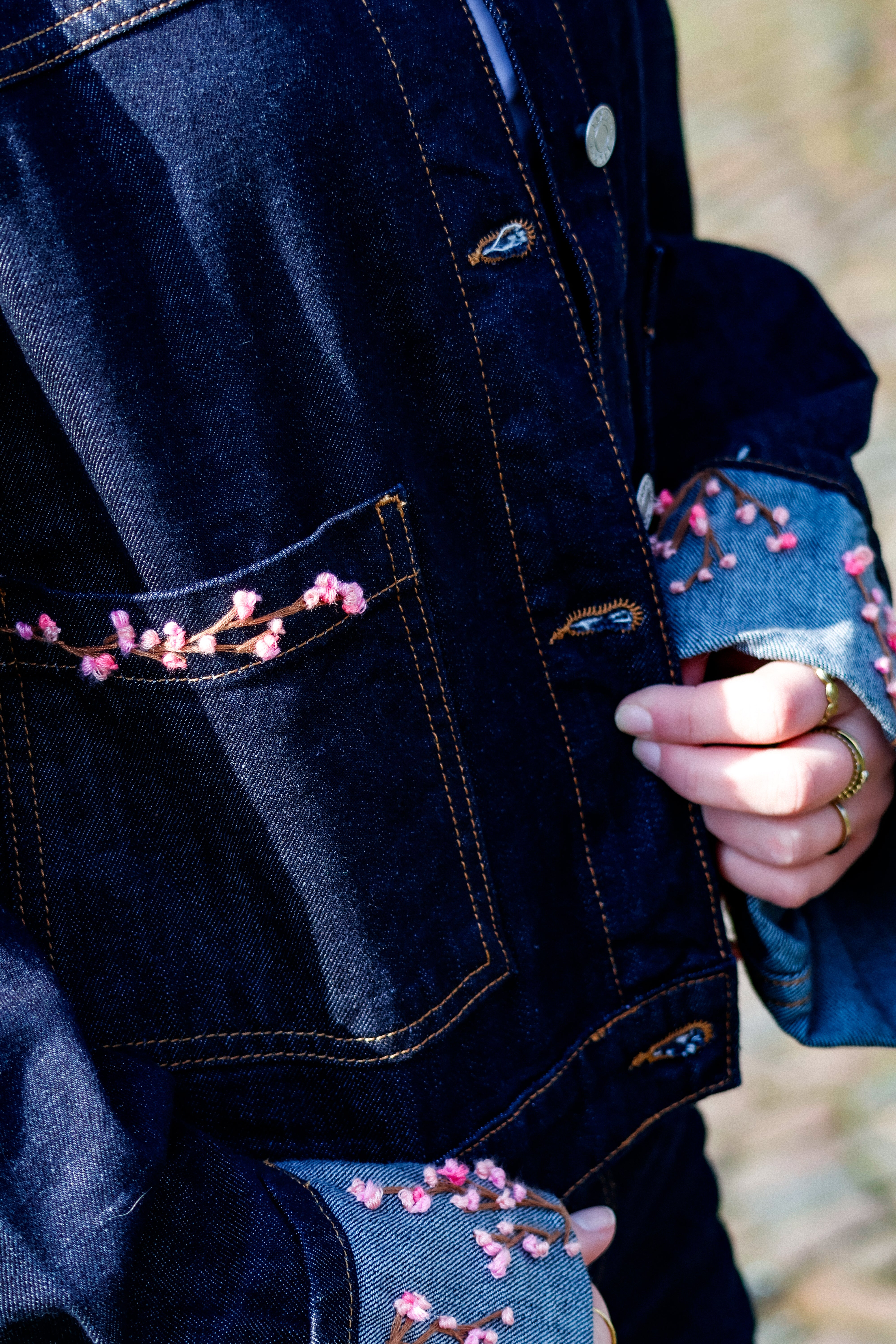 "RESIIISTANCE" denim suit