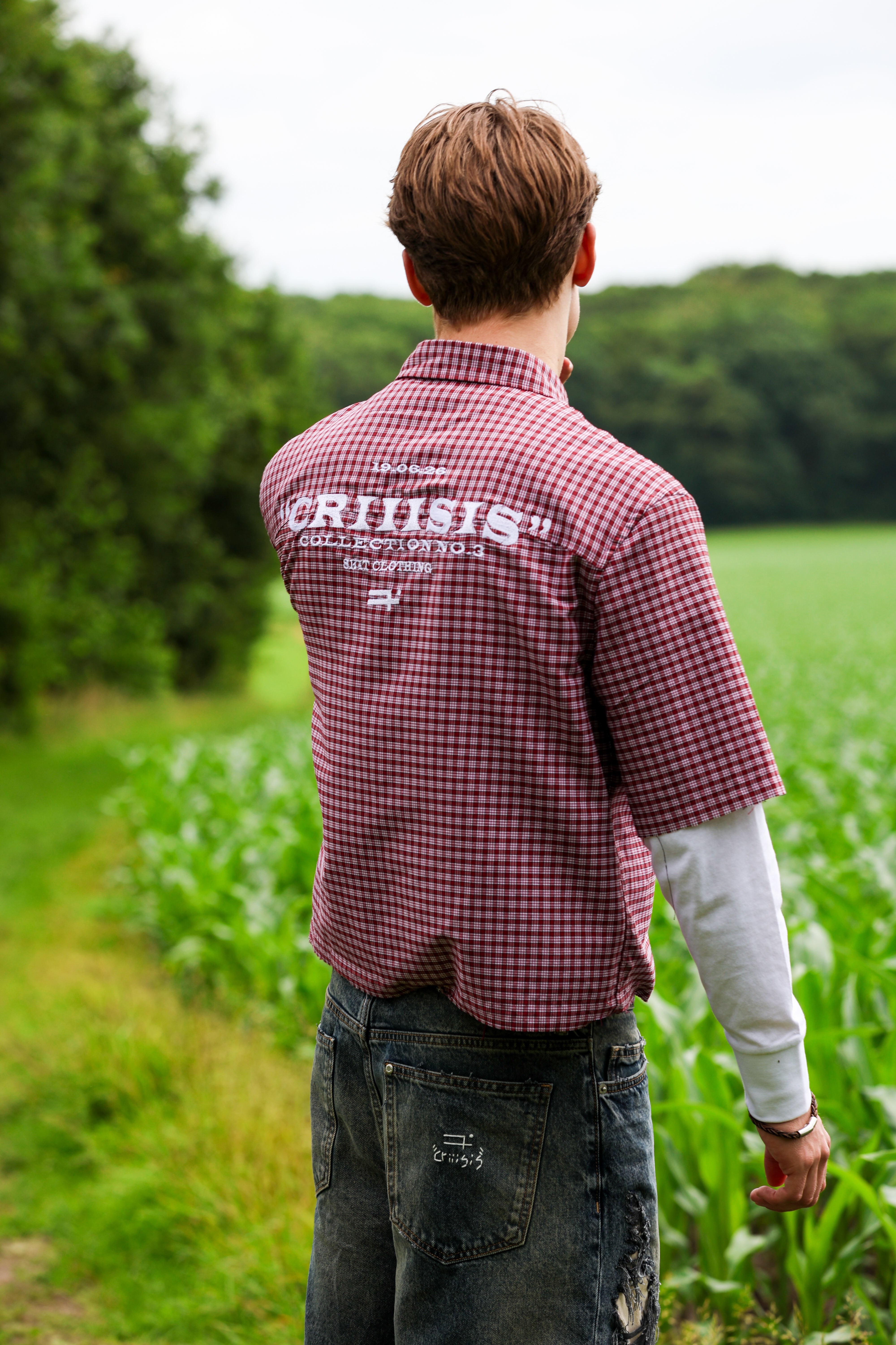 "CRIIISIS" blouse