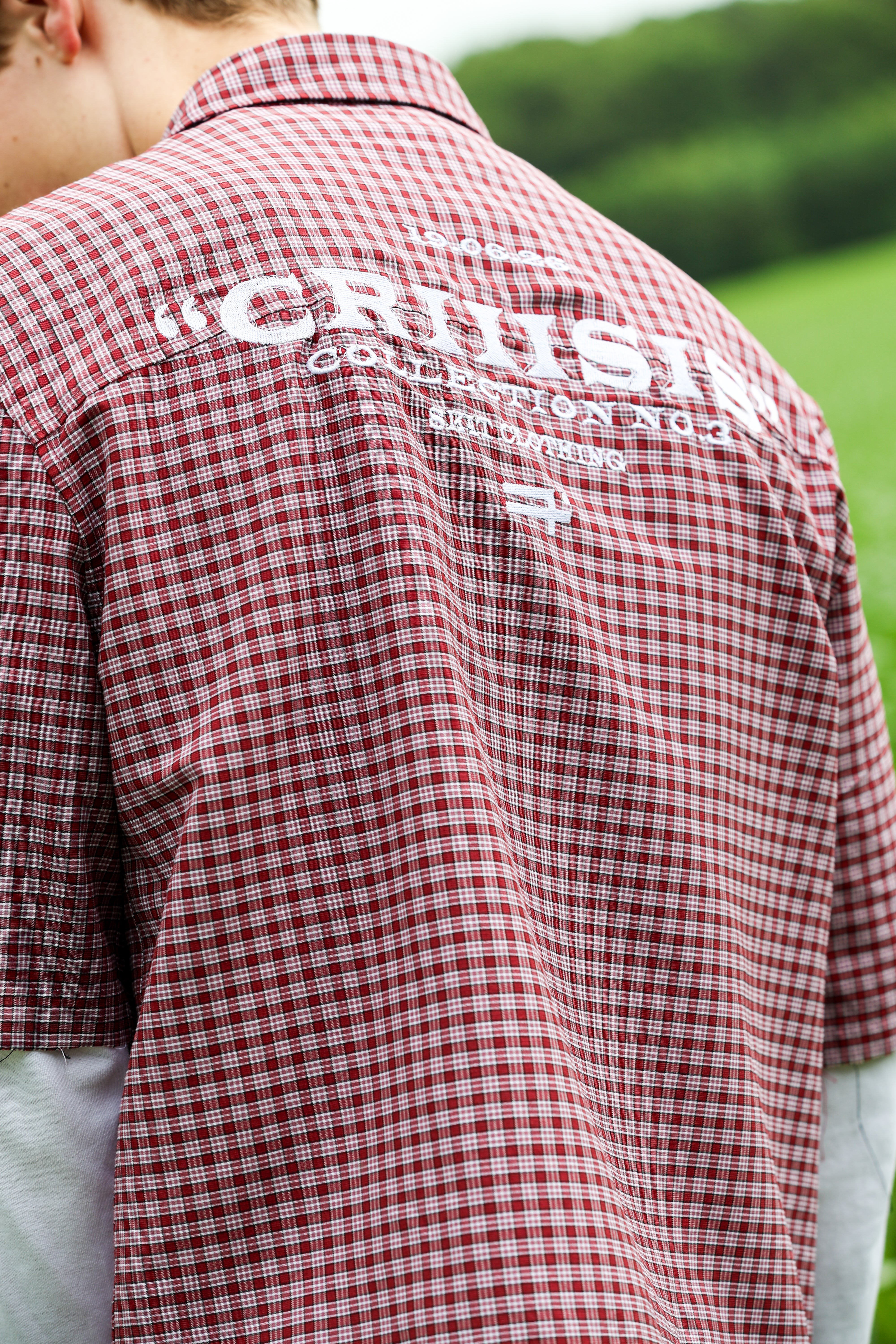 "CRIIISIS" blouse